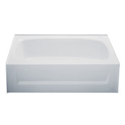 Kinro Composites Kinro W2754A RH-SPK ABS Bath Tub with Apron - 27" x 54", Right Hand, White 209716